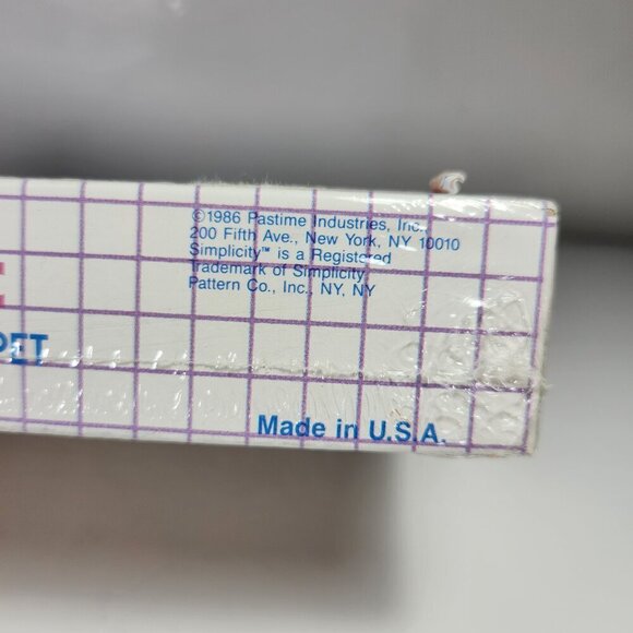 Vintage Simplicity Pom Pom Pet Craft Kit #8027 Vintage 1986 - Picture 7 of 8